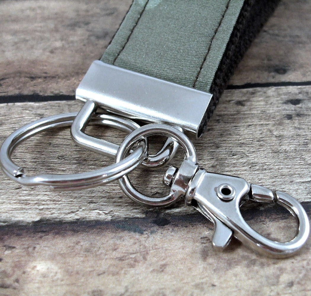 Wristlet Keychain Silver Plated Swivel Snap Hook, Swivel Eye Snap Hook, Keychain Snap Hook, Purse Snap Hook , Diaper Bag Snap Hook