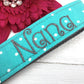 NANA Embroidered Keychain Key Fob Tassel Charm Keyring