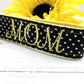 MOM Embroidered Keychain Key Fob Tassel Charm