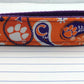 Clemson Keychain Wristlet Keychain Key Fob, Approved Crafter License Holder