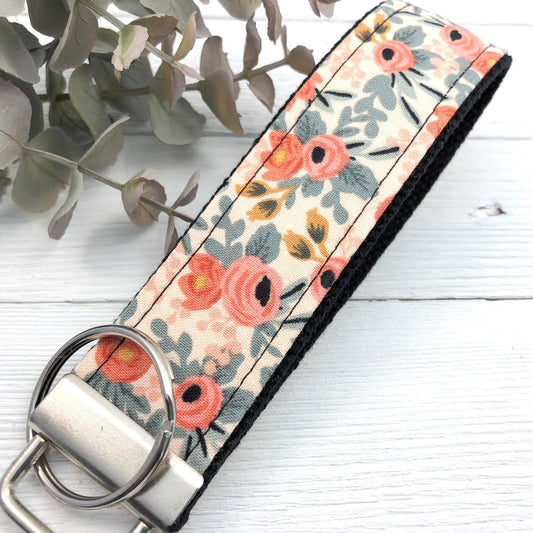 Rifle Paper Co. Wristlet Keychain, Wrist Keychain for Her, Key fob Wristlet, Keychain Wristlet, Bracelet Keychain, Bridesmaid gift