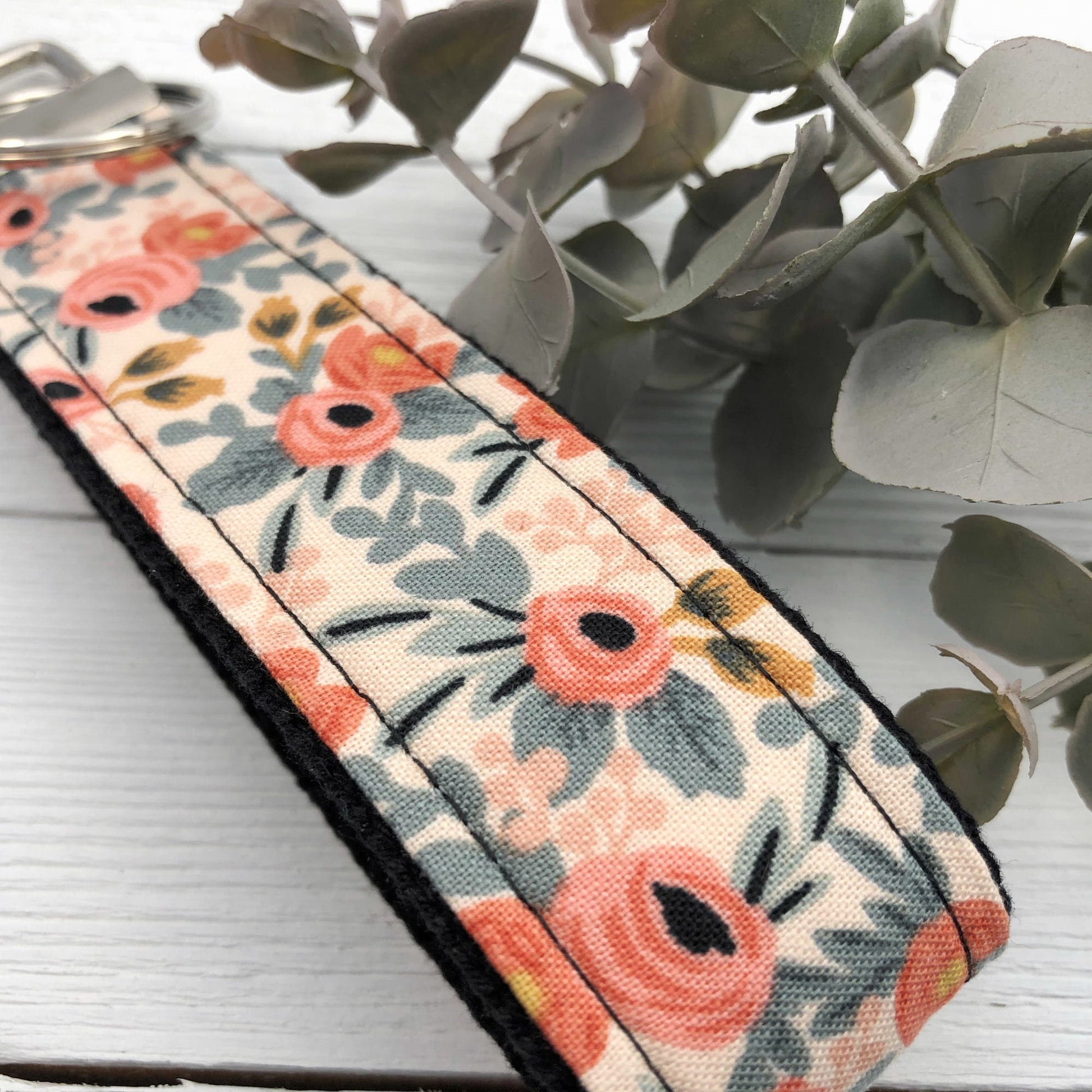 Rifle Paper Co. Wristlet Keychain, Wrist Keychain for Her, Key fob Wristlet, Keychain Wristlet, Bracelet Keychain, Bridesmaid gift
