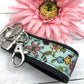 Mini Keychain FOB | Keychain for Women | Purse Mini Keychain | Aqua Keychain | Backpack Keychain | Gift for her