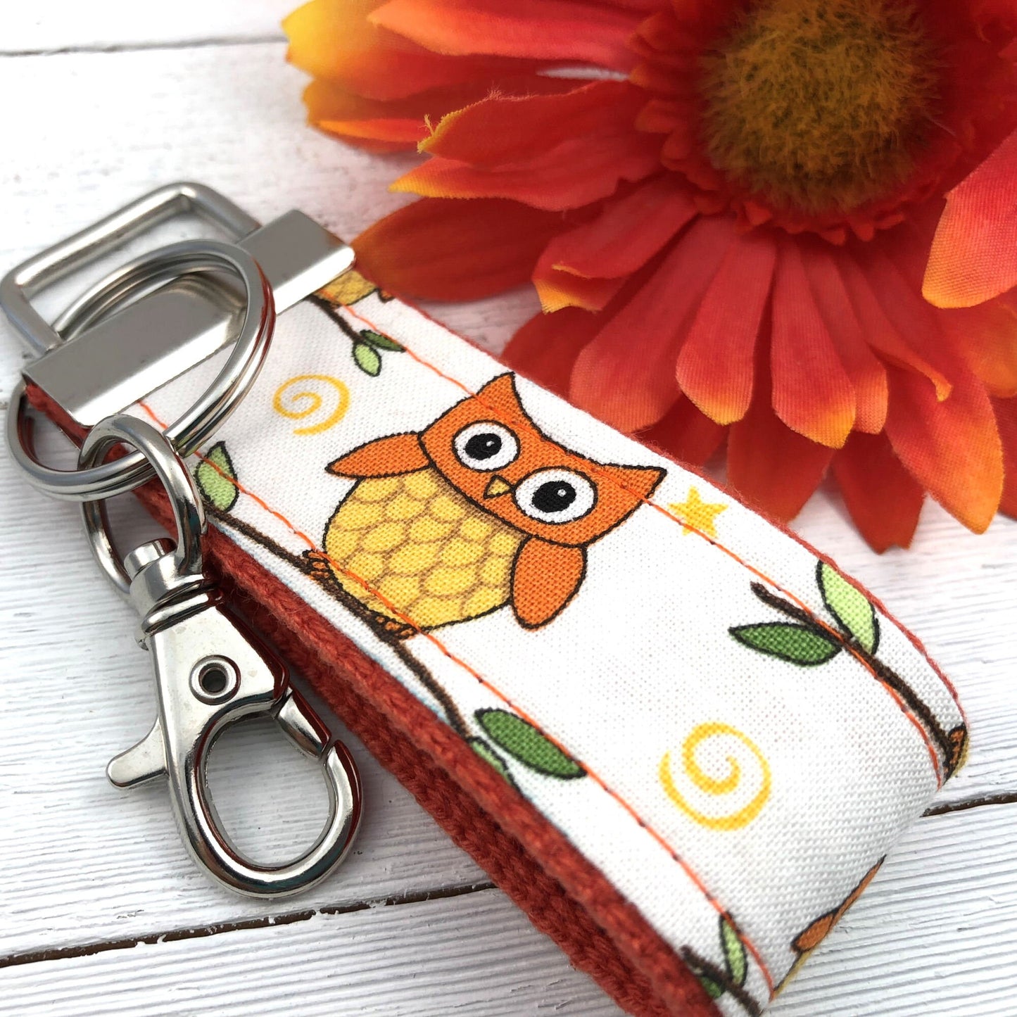 Mini Keychain FOB | Keychain for Women | Purse Mini Keychain | Owl Keychain | Backpack Keychain | Gift for her | Owl Key fob