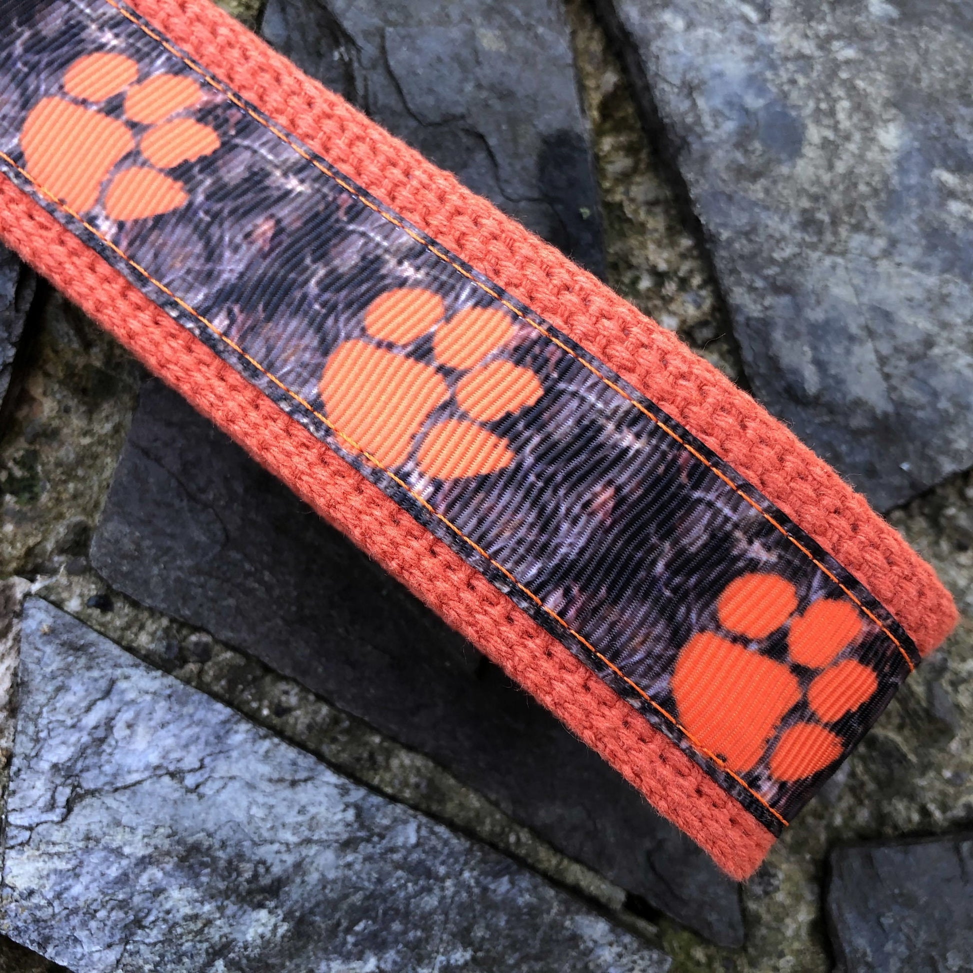 Clemson Keychain Wristlet Keychain Key Fob, Approved Crafter License Holder