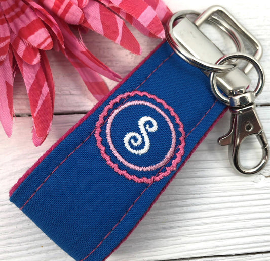 Monogram keychain | Monogram Keychain for women | Monogram Key fob | Key Fob Monogram | Initial Keychain | Personalized initial keychain