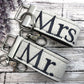 Couples Keychain, Couples Keychains, Couples Keychain Set, Couples Keychain Personalized, Mr. and Mrs., Mr. and Mrs. Gifts, Wedding Gift