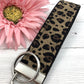 Leopard keychain wristlet | Keychains for Women | Animal Print Keychain | Wristlet Keychain | Key fob Wristlet | Leopard Bracelet Keychain