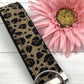 Leopard keychain wristlet | Keychains for Women | Animal Print Keychain | Wristlet Keychain | Key fob Wristlet | Leopard Bracelet Keychain