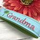 Grandma Keychain, Grandma Gift, Grandma Birthday Gift, Embroidered Keychain, Grandma Key chain, Embroidered key fob, wristlet keychain