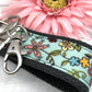 Mini Keychain FOB | Keychain for Women | Purse Mini Keychain | Aqua Keychain | Backpack Keychain | Gift for her