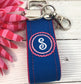Monogram keychain | Monogram Keychain for women | Monogram Key fob | Key Fob Monogram | Initial Keychain | Personalized initial keychain