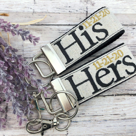 Couples Keychain, Couples Keychains, Couples Keychain Set, Couples Keychain Personalized, His and Hers, His and Hers Gifts, Wedding Gift