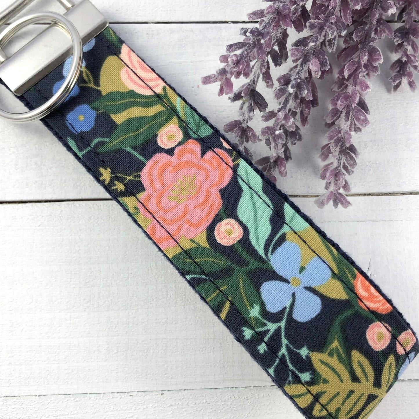 Rifle Paper Co. Wristlet Keychain, Wrist Keychain for Her, Key fob Wristlet, Keychain Wristlet, Bracelet Keychain, Bridesmaid gift
