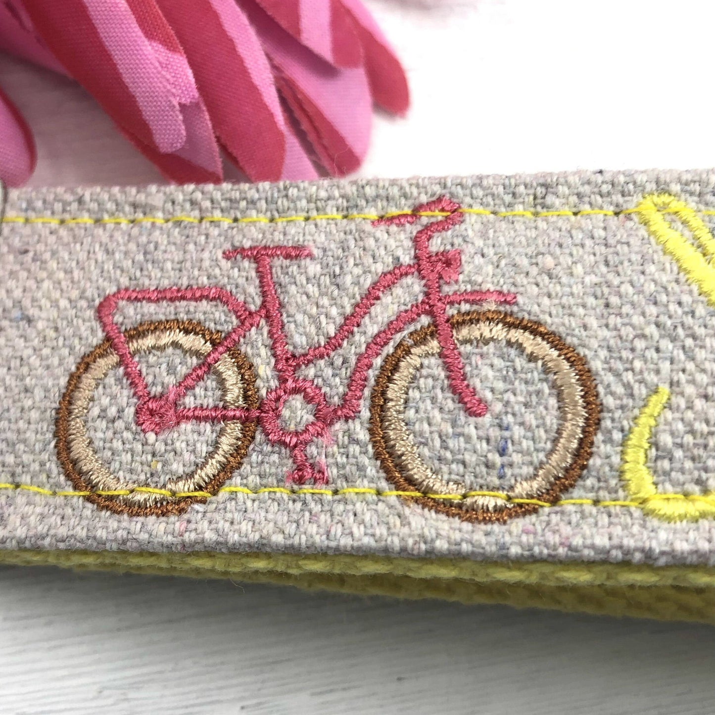 Nana Keychain | Nana Gift | Nana Birthday Gift | Embroidered Keychain | Nana Key chain | Embroidered key fob | Bicycle