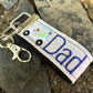 Fathers Day Gift From Daughter | Fathers Day Gift From Son | First Fathers Day Gift | Handmade Dad Keychain