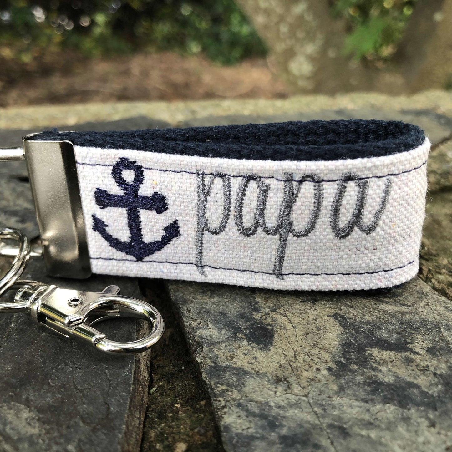 Handmade Keychain for Papa | Anchor Keychain | Grandpa Keychain | Fathers Day Gift | Fathers Day