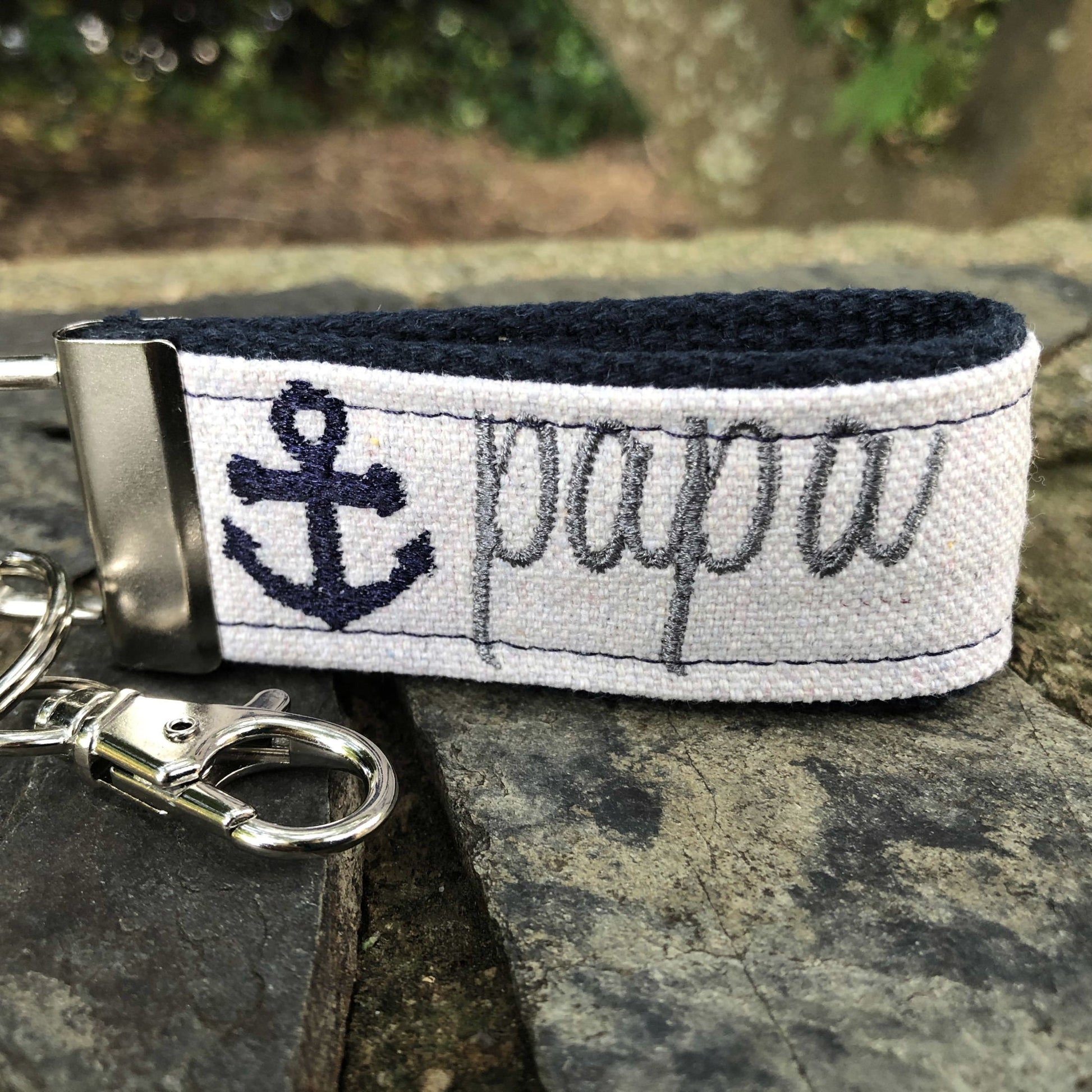 Handmade Keychain for Papa | Anchor Keychain | Grandpa Keychain | Fathers Day Gift | Fathers Day