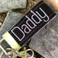 Handmade Daddy Keychain | Fathers Day Gift From Daughter | Fathers Day Gift From Son | First Fathers Day Gift