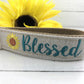 Blessed Wristlet Keychain, Wrist Keychain for Her, Key fob Wristlet, Keychain Wristlet, Bracelet Keychain, Inspirational Keychain, Sunflower