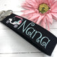 Nana Keychain | Nana Gift | Nana Birthday Gift | Embroidered Keychain | Nana Key chain | Embroidered key fob | Golf Gifts for Women