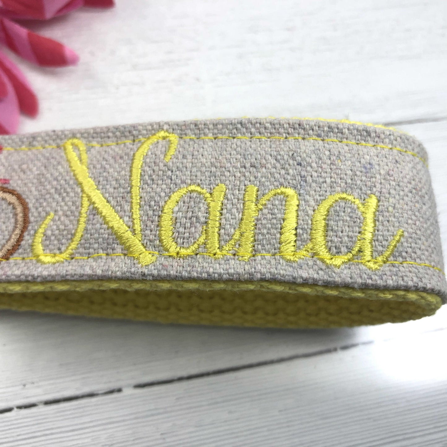 Nana Keychain | Nana Gift | Nana Birthday Gift | Embroidered Keychain | Nana Key chain | Embroidered key fob | Bicycle