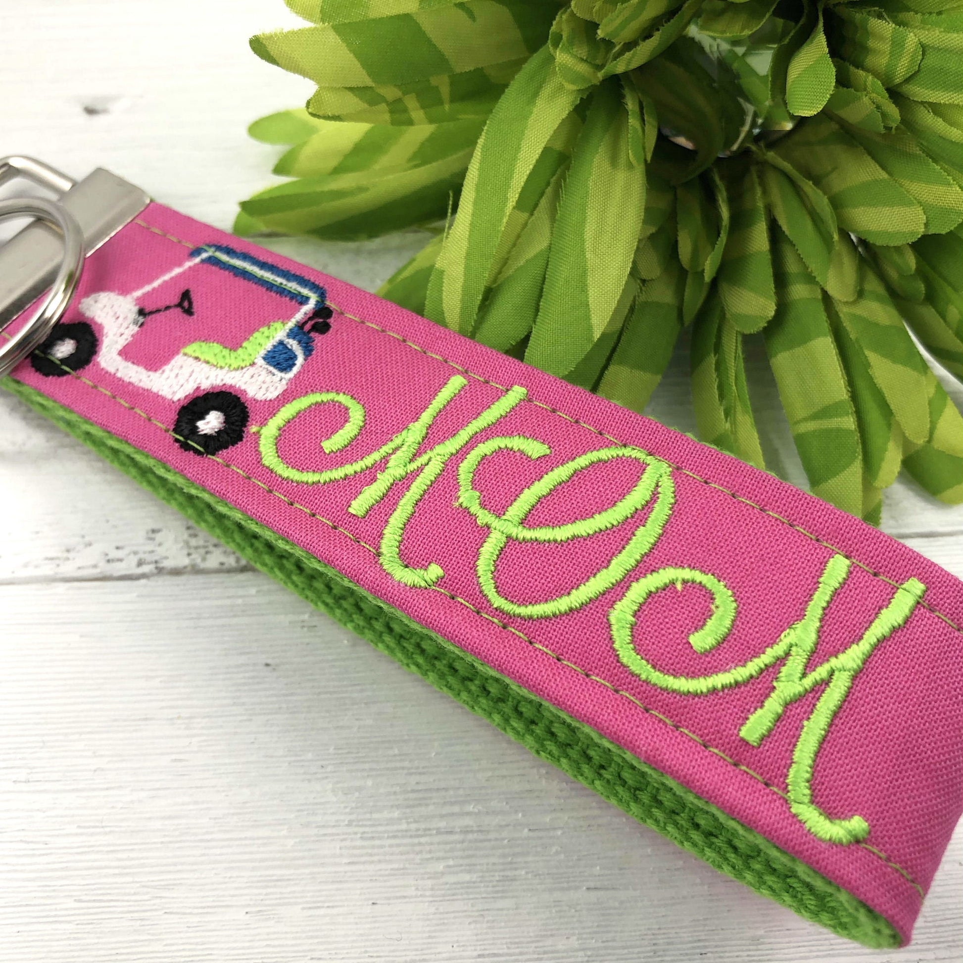 Embroidered Keychain | Mom Gift | Mom Birthday Gift | Mom Keychain | Mom Key chain | Embroidered key fob | Golf Gifts for Women