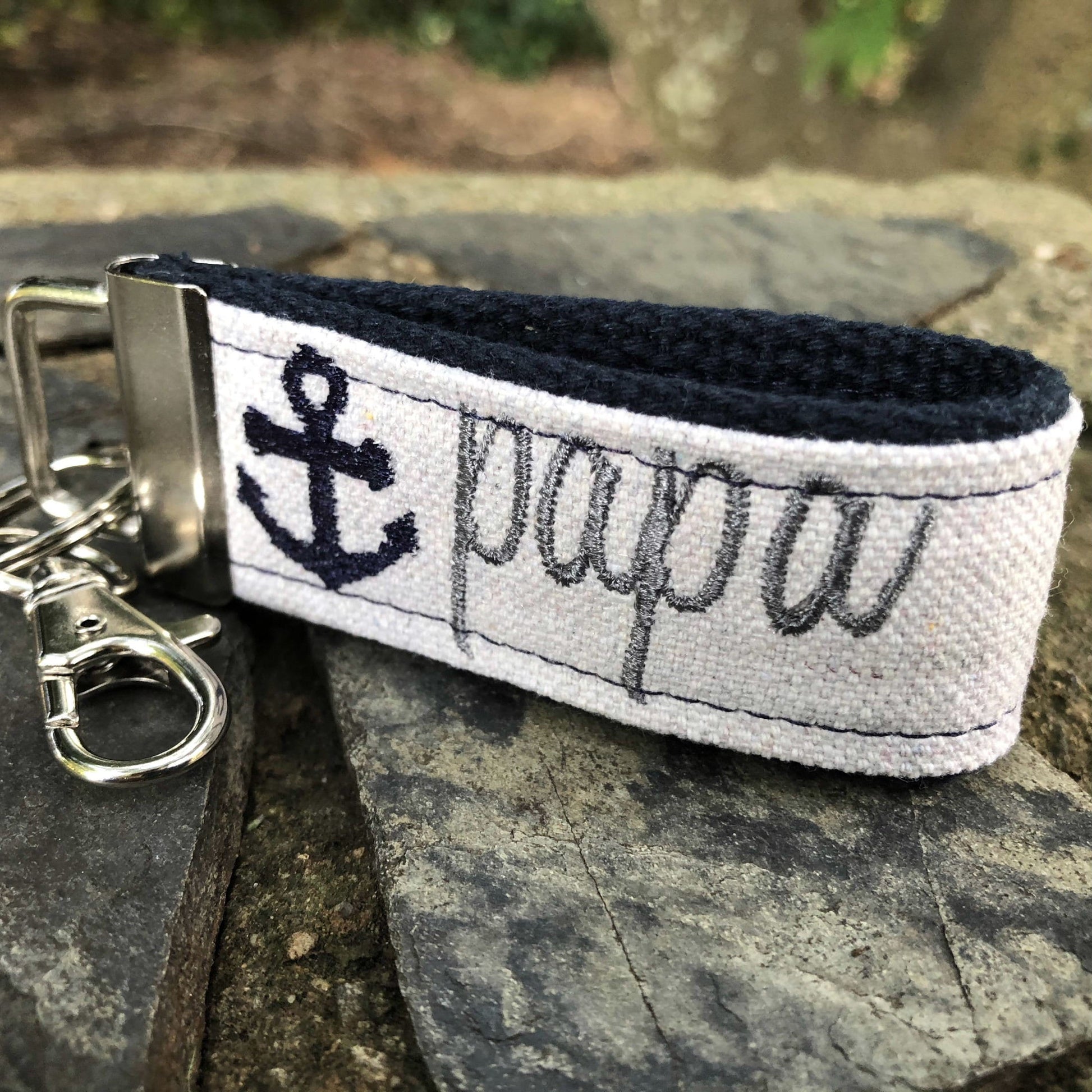 Handmade Keychain for Papa | Anchor Keychain | Grandpa Keychain | Fathers Day Gift | Fathers Day