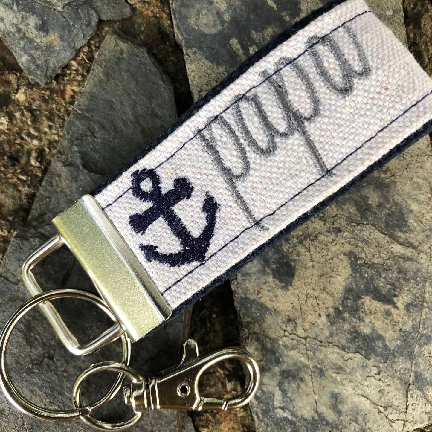 Handmade Keychain for Papa | Anchor Keychain | Grandpa Keychain | Fathers Day Gift | Fathers Day
