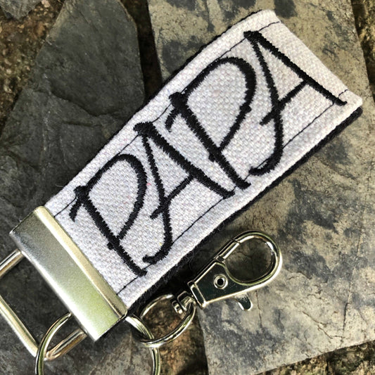 Handmade Papa Keychain | Papa Gift | Grandpa Keychain | Fathers Day Gift | Fathers Day