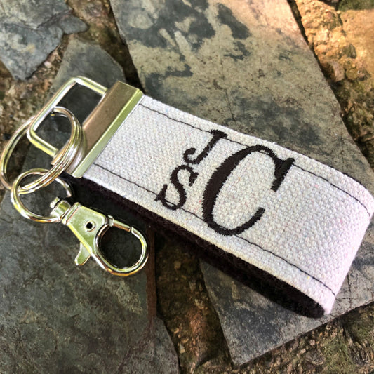 Monogrammed Keychain | Monogram Keychain | Fathers Day Gift From Daughter | Fathers Day Gift From Son | First Fathers Day Gift