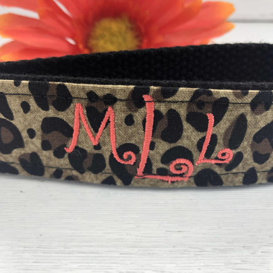 Initial Keychain In Leopard | Embroidered Keychain | Popular Right Now | College Student Gift | Bridesmaid Gift | Best Friend Gifts