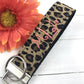 Initial Keychain In Leopard | Embroidered Keychain | Popular Right Now | College Student Gift | Bridesmaid Gift | Best Friend Gifts