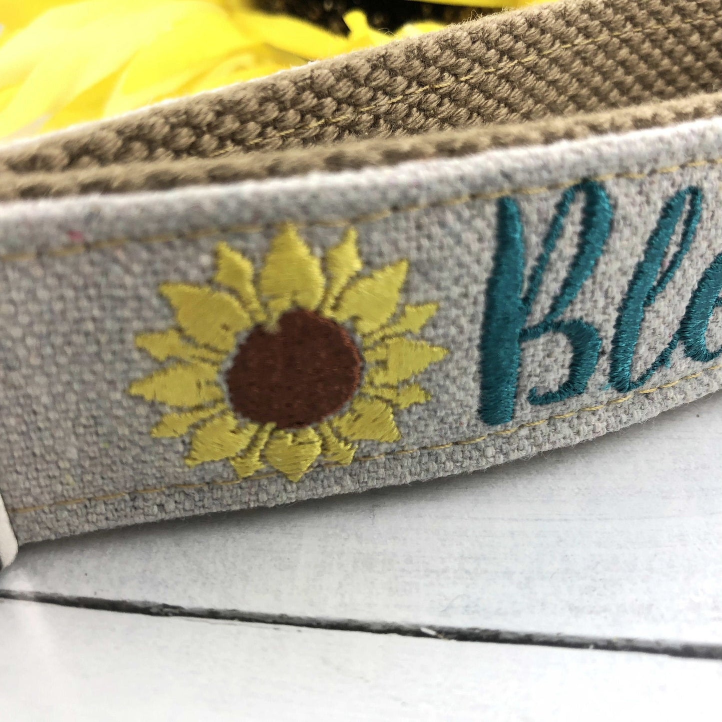 Blessed Wristlet Keychain, Wrist Keychain for Her, Key fob Wristlet, Keychain Wristlet, Bracelet Keychain, Inspirational Keychain, Sunflower