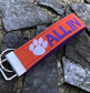 Clemson Wristlet Keychain, Approved Crafter License Holder, Wrist Keychain for Her, Key fob Wristlet, Keychain Wristlet, Clemson Tigers