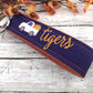Clemson Wristlet Keychain, Approved Crafter License Holder, Wrist Keychain for Her, Key fob Wristlet, Keychain Wristlet, Clemson Tigers