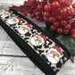 Handmade Christmas Keychain Wristlet, Santa, Leopard, Popular Right Now, Ribbon Keychain, Teacher Gifts