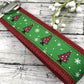 Handmade Christmas Keychain Wristlet, Christmas Tree, Christmas Trees, Popular Right Now, Ribbon Keychain, Teacher Gifts