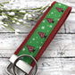 Handmade Christmas Keychain Wristlet, Christmas Tree, Christmas Trees, Popular Right Now, Ribbon Keychain, Teacher Gifts