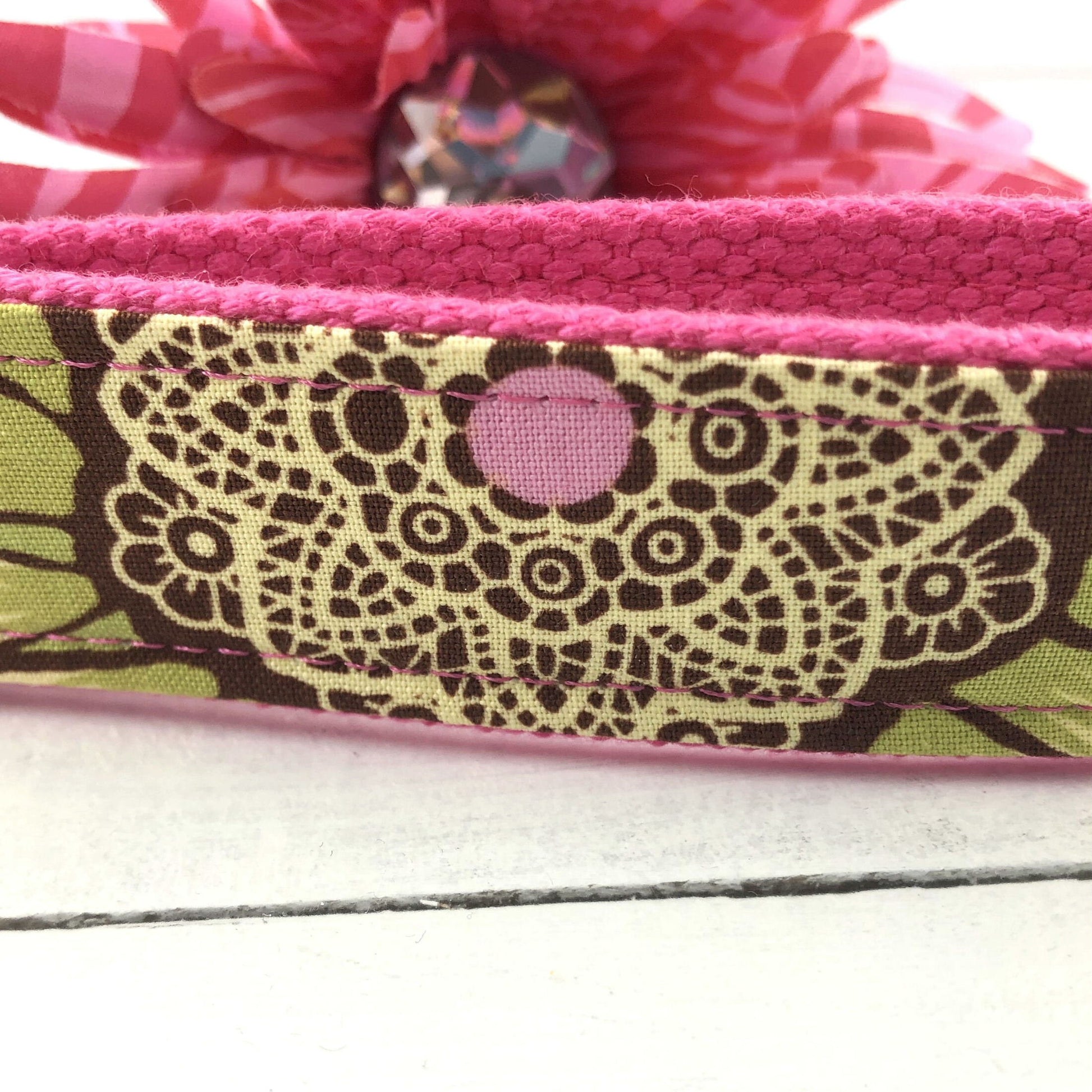 Handmade Floral Wristlet Keychain, Amy Butler Floral Fabric, College Graduation Gift for her, Good luck gifts