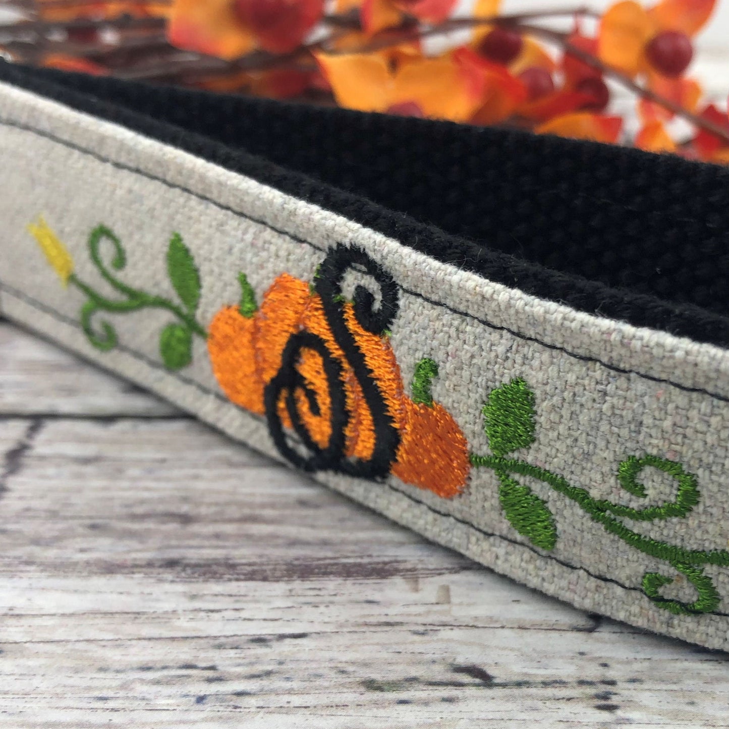 Handmade Autumn Personalized Keychain, Pumpkin, Fall, Personalized Gift, Monogram, Popular Right Now, Canvas