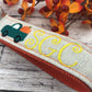 Handmade Autumn Personalized Keychain, Pumpkin, Fall, Personalized Gift, Monogram, Popular Right Now, Canvas