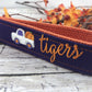 Clemson Wristlet Keychain, Approved Crafter License Holder, Wrist Keychain for Her, Key fob Wristlet, Keychain Wristlet, Clemson Tigers