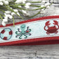 Handmade Beach Ribbon Keychain, Keychain Wristlet, Retirement Gifts, Popular Right Now, Beach Gifts, Octopus, Whale