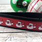Handmade Christmas Keychain Wristlet, Santa, Popular Right Now, Ribbon Keychain, Teacher Gifts, Best Friend Gifts