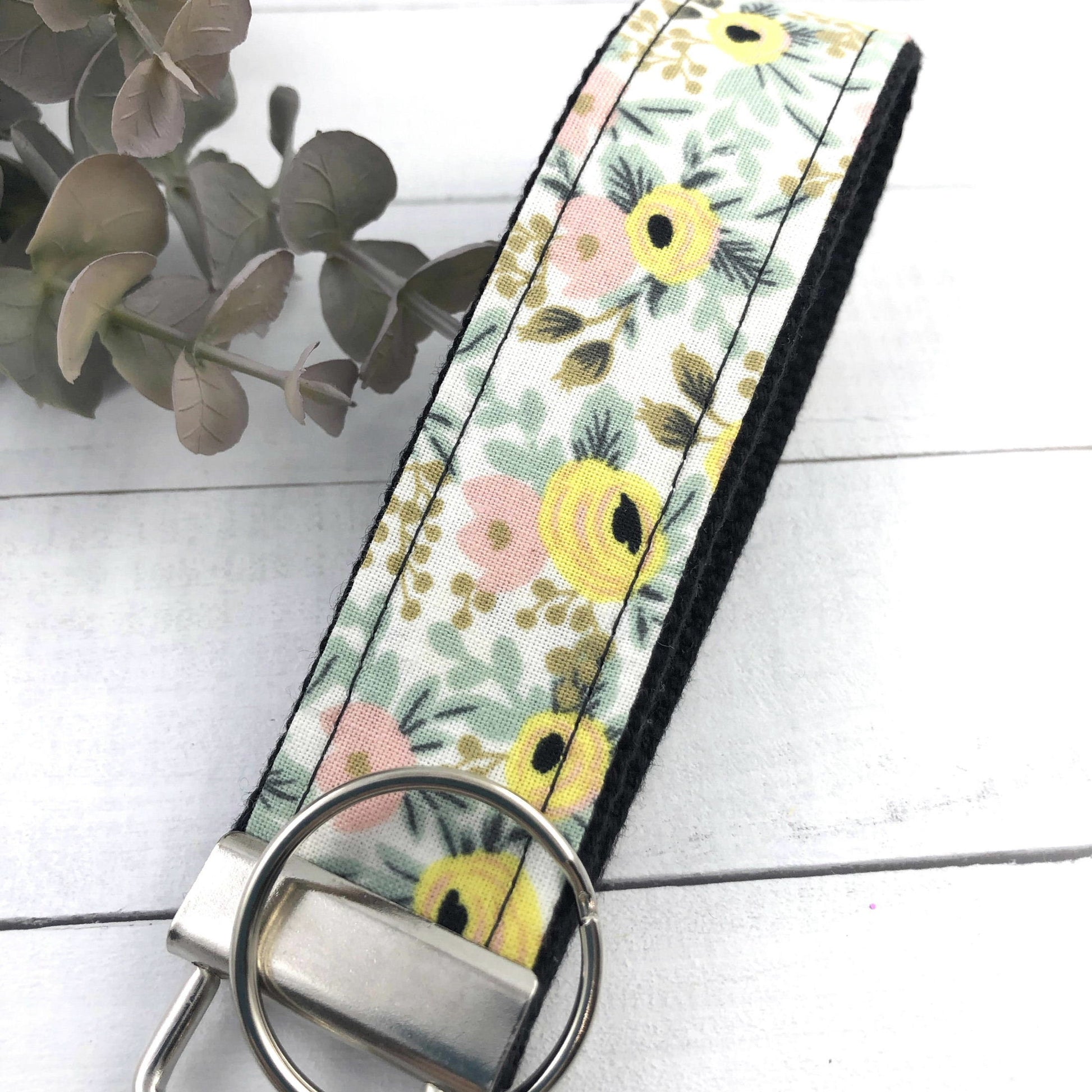 Rifle Paper Co. Wristlet Keychain, Wrist Keychain for Her, Key fob Wristlet, Keychain Wristlet, Bracelet Keychain, Bridesmaid gift