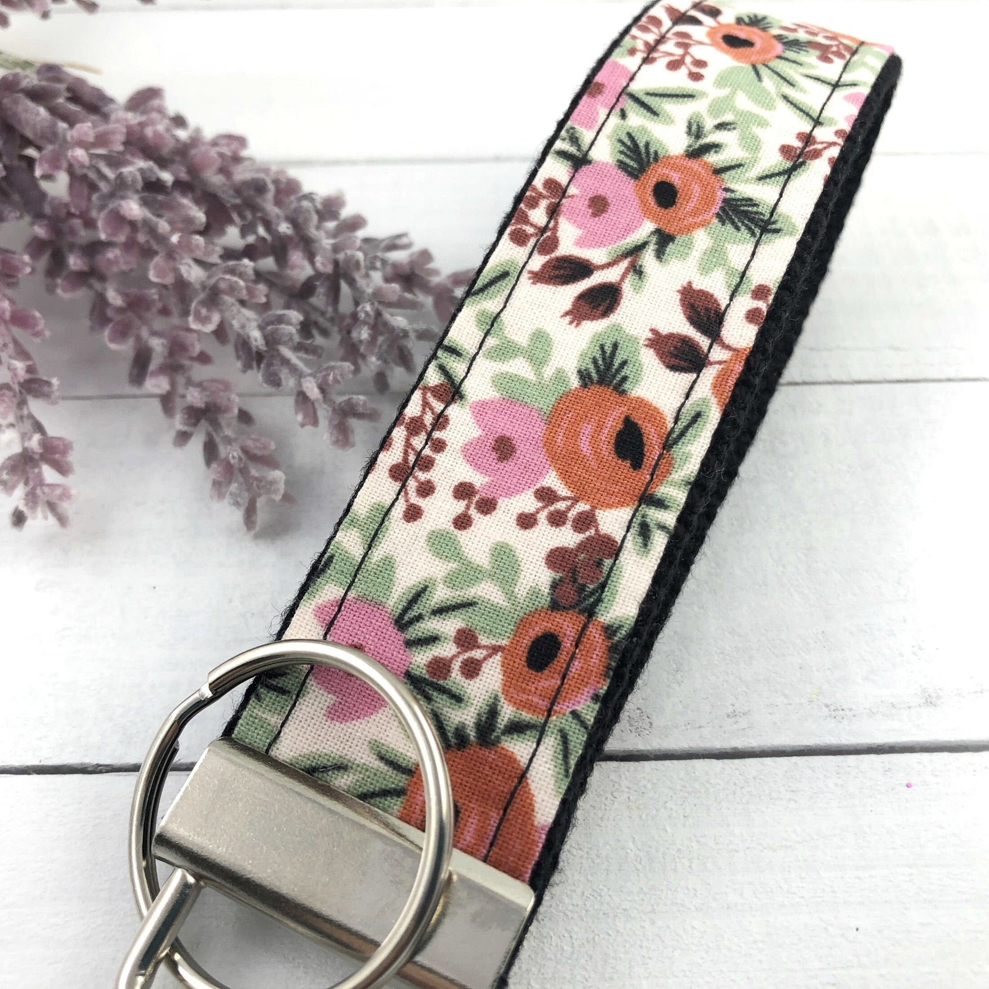Rifle Paper Co. Wristlet Keychain, Wrist Keychain for Her, Key fob Wristlet, Keychain Wristlet, Bracelet Keychain, Bridesmaid gift