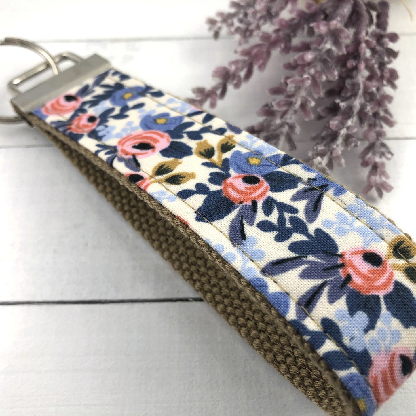 Rifle Paper Co. Wristlet Keychain, Wrist Keychain for Her, Key fob Wristlet, Keychain Wristlet, Bracelet Keychain, Bridesmaid gift