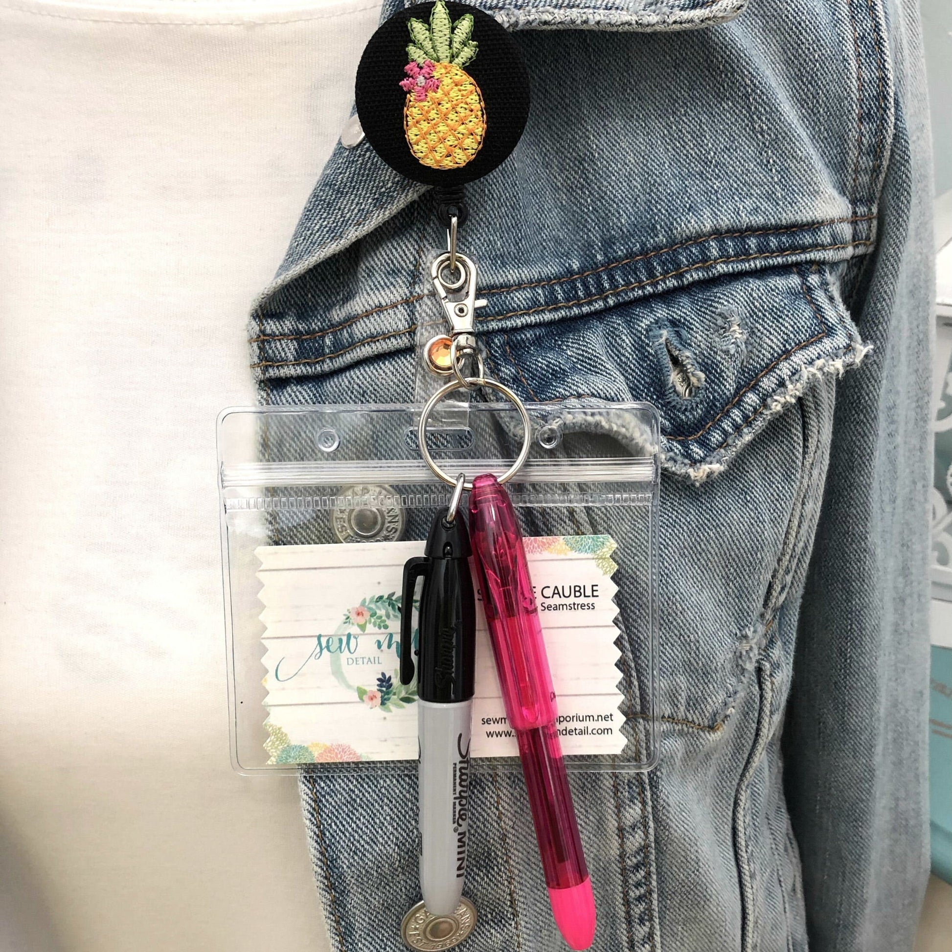 Mini Sharpie and RSVP Pen Set for Lanyard | Mini Marker and Pen for Badge Reel | Sharpie | Popular Right Now | Nursing Student | Backpack