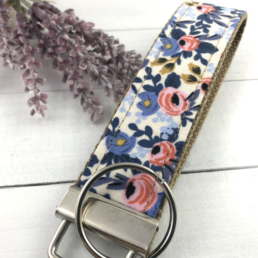 Rifle Paper Co. Wristlet Keychain, Wrist Keychain for Her, Key fob Wristlet, Keychain Wristlet, Bracelet Keychain, Bridesmaid gift